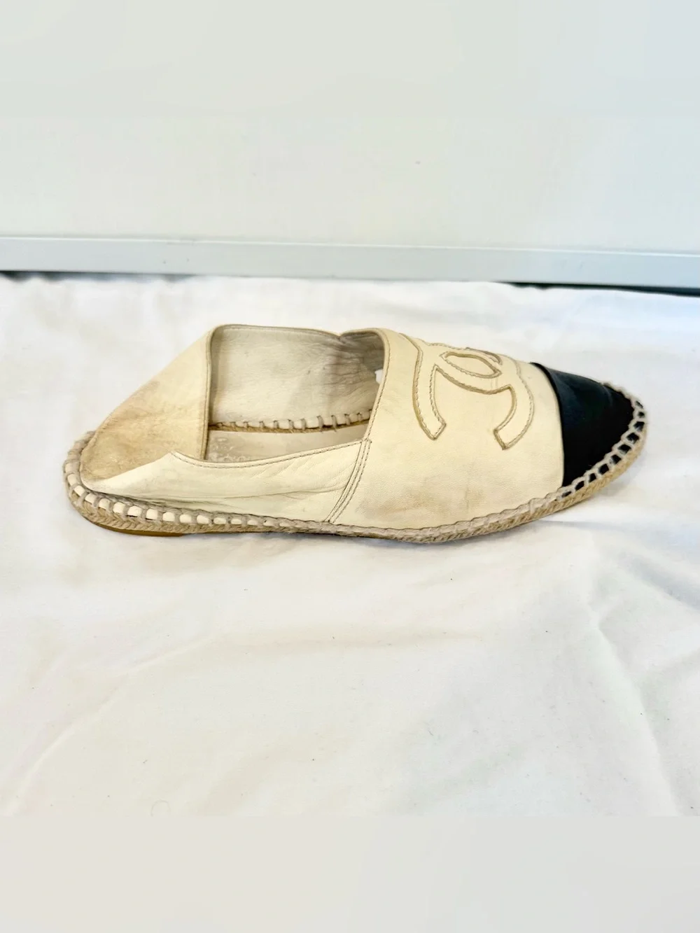 CHANEL authentic espadrille